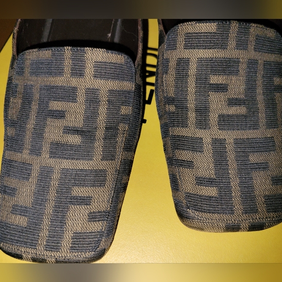 FENDI Zucca Mules w kitten heels, EU 37 - Picture 3 of 10